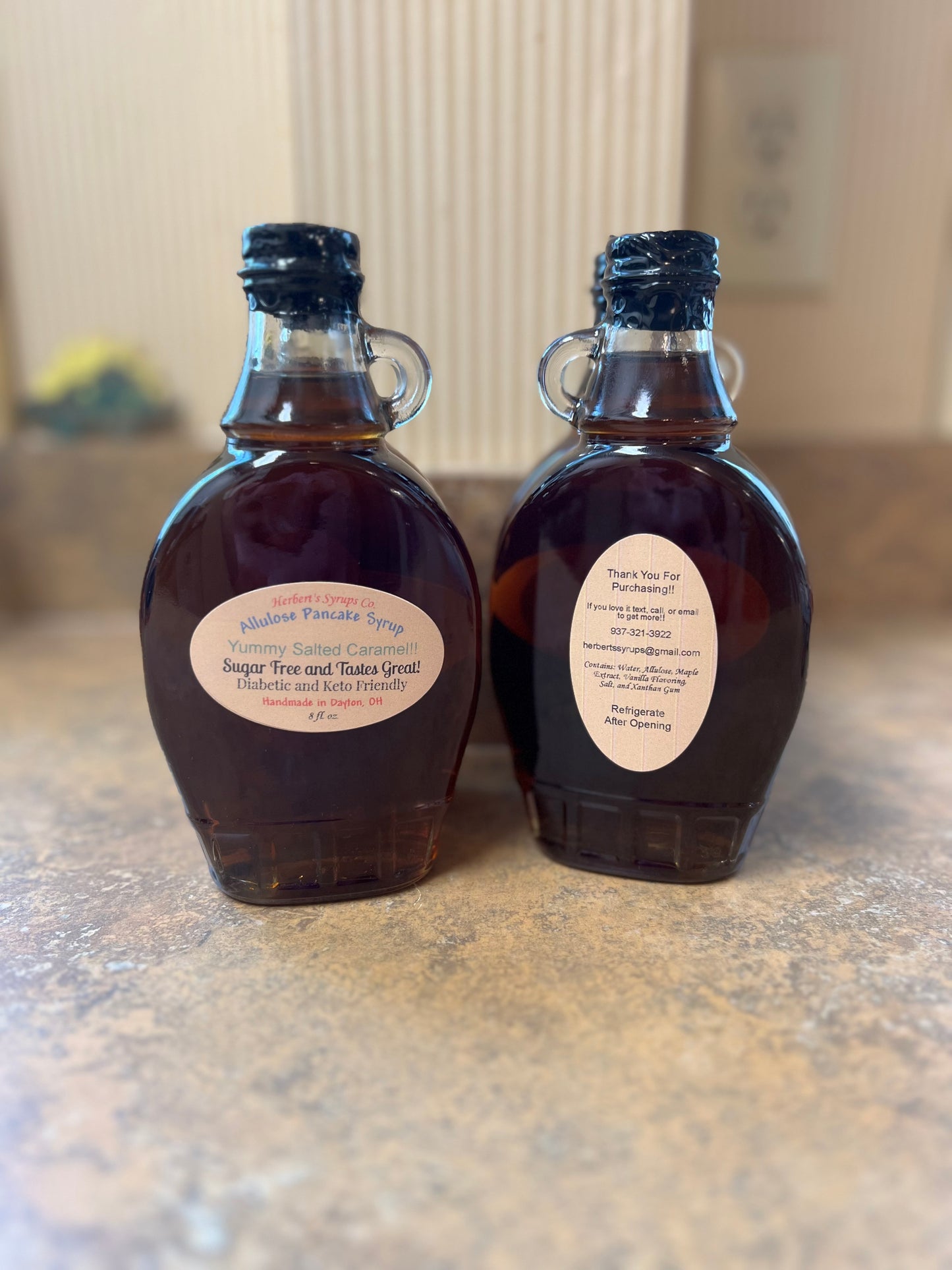 Sugar Free Allulose Salted Caramel Syrup